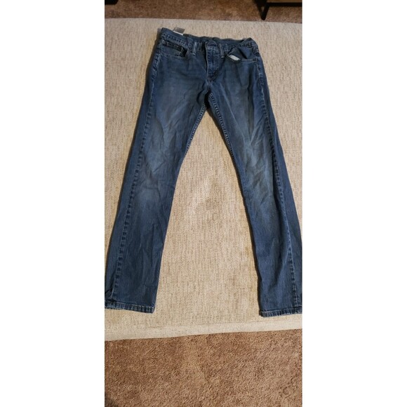Levi's Slim Straight Jeans - Classic Blue - Picture 1 of 5
